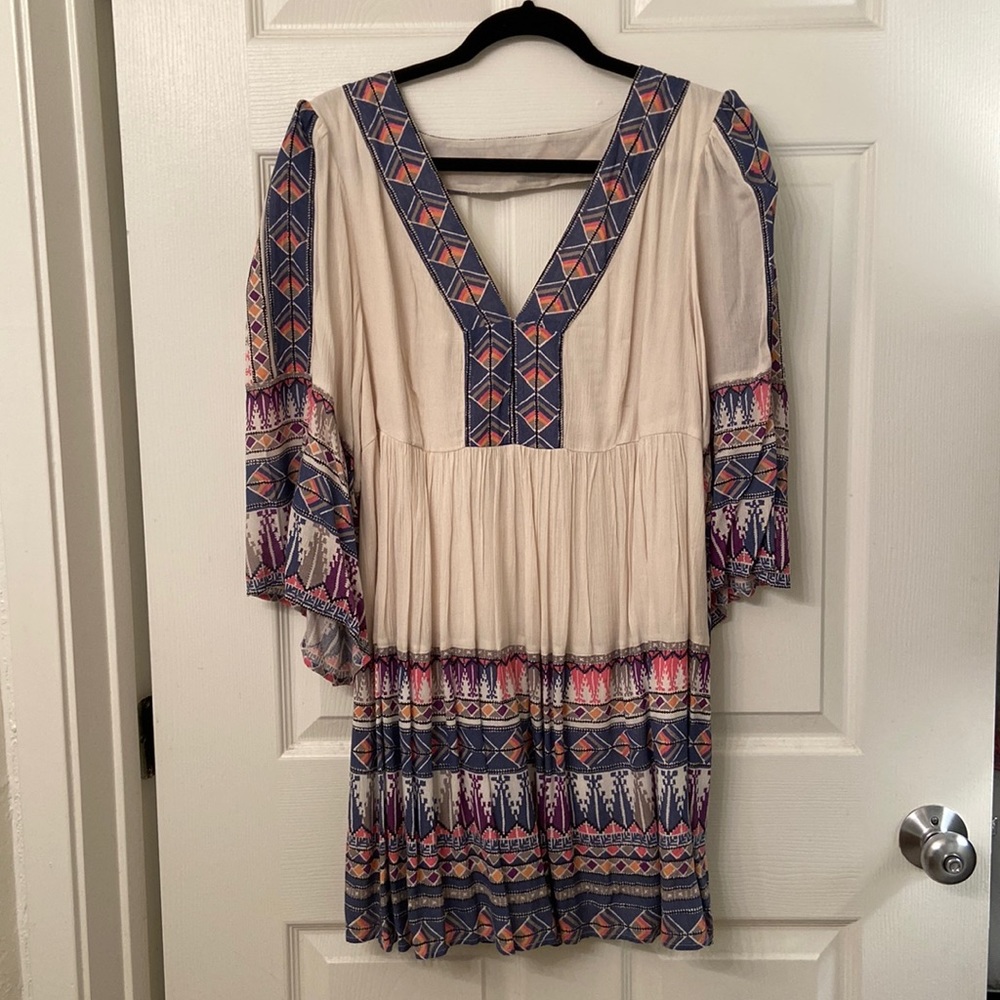 Free People Ivory Comb Dress; Size M